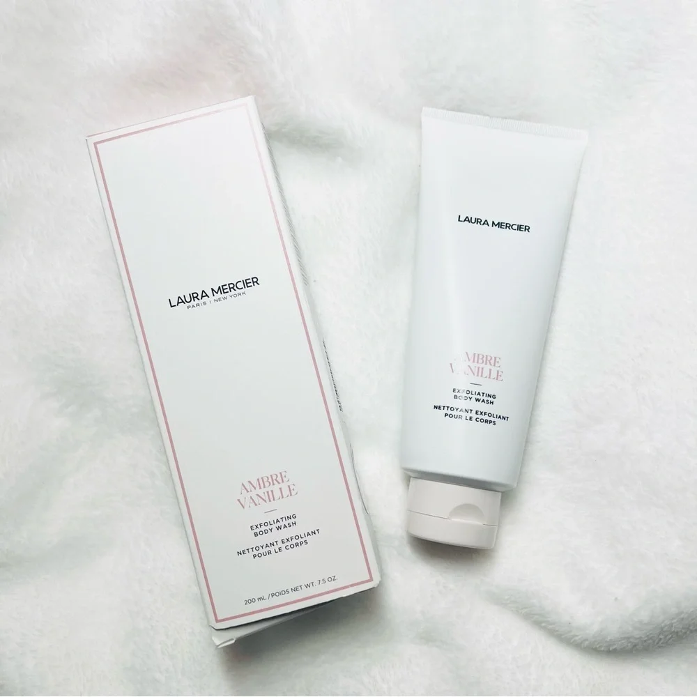 Laura Mercier Ambre Vanille Exfoliating Body Wash - NIB Sealed